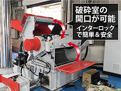 高速一軸粉砕機シリーズ