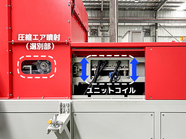 04 色や形に左右されない「電磁センサー式金属検知」